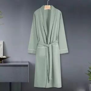 순면 샤워가운 목욕 얇은 소프트 피부관리실 여자 남성 부드러운 홈웨어