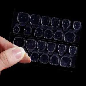 네일 양면 테이프 24 pcs 말캉팁 폴리 젤 연장 코핀 폴리젤 네일은 재료빨 말랑이팁