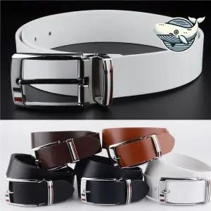 세련된 소가죽 남성 벨트 캐주얼 청바지와