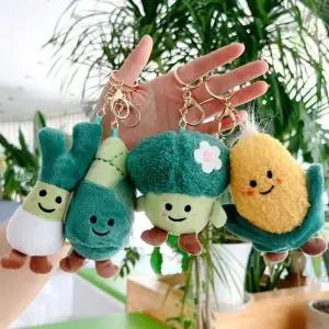 [하프클럽/]느낌상점 야채친구 배추 인형키링 키체인 자동차 열쇠고리 키홀