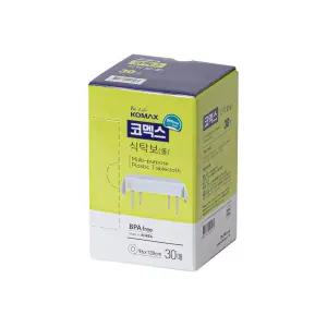 코멕스 식탁보 롤 30매 일회용 위생 비닐 테이블 식탁커버 식당 업소