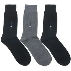 양말쟁이 정장양말 남자 10켤레 세로띠 신사양말 신사 남성 정장 검정 회색 양말 순면 긴