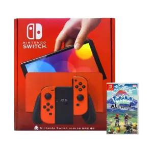 닌텐도 스위치 OLED 마리오 레드 본체 + 포켓몬스터 레전드 아르세우스(게임칩) 국내