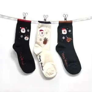 국내생산 키키야 코튼 크리스마스 트리마스 양말 감사선물 포장 학생 예쁜칼라
