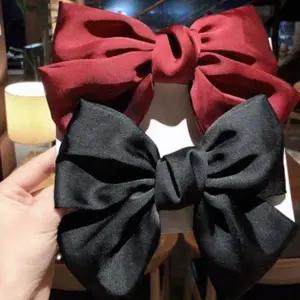 [콩심팥심]왕리본핀 러블리 패션 데일리 헤어악세서리 올림머리핀 패션머리핀