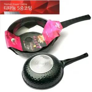 퀸센스 티타늄 튀김팬30cm 궁중팬 웍 HI 후라이팬 가스렌지용후라이팬 인덕션용후라이팬