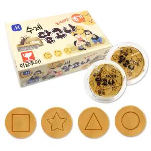 추억의 수제 달고나 추역의 사탕 뽑기 30g 14개 (모양 랜덤)