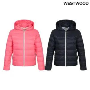 [대구백화점] [웨스트우드]후드일체형 여성 경량 다운(O4 168)