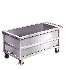 이동식 철제 물탱크 스테인레스 사각 양동이 대형 물통 구경