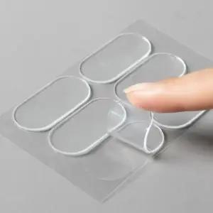 투명 반투명 분할 일자형 엘프귀 누운귀 교정 스티커 실리콘 리프팅 테이프 6매