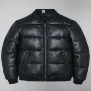 남자양가죽패딩 다운 남성용 숏패딩 두꺼운 재킷 바쏘옴므 오리털 램스킨 자켓 스웨이드 레노마