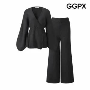 [GGPX] 랩 니트 가디건 세트 투피스 (GPAST017F)