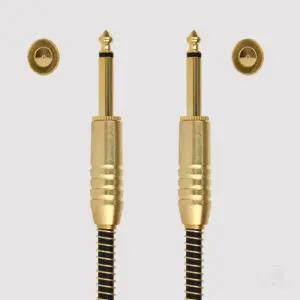 국산 양쪽 수수 TS 5.5 모노 마이크 케이블 단자 오디오잭 긴 어댑터 커넥터 연결 기기 음향 장비 젠더 아