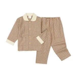 [오르시떼](천안아산점)아동 C122 바비체크 긴소매 파자마 세트