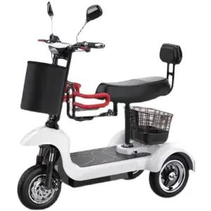 세발 어르신 성인용 접이식 삼륜 전기자전거 암페어