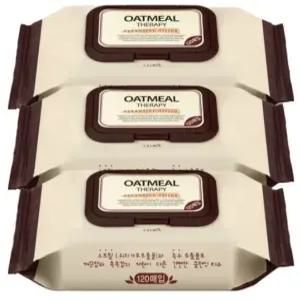 칼미아 오트밀 클렌징티슈120매 3개