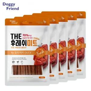 THE 후레쉬 미트 오리/애완견/간식/소프트/져키/순살/코기/고기/말랑한/부드러운/훈련용/노즈/워크/애견