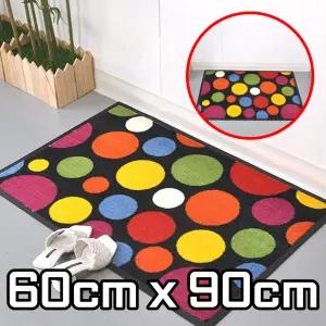 (60x90) 놀이방 출입구 빗물제거 논슬립 컬러 현관매트 흙털이 바닥재