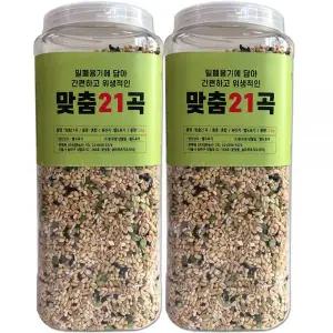 대한농산 통에담은 맞춤21곡 2kg 2개