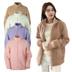 모렉스 1+  1 양털 플리스 뽀글이 점퍼 후리스 집업 자켓 방한복 아웃도어 방풍 잠바 345