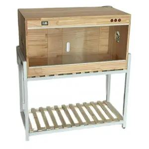 레오파드게코 사육장 도마뱀 달팽이집 통풍구 파충류 대형 적재형 투명 철제선반