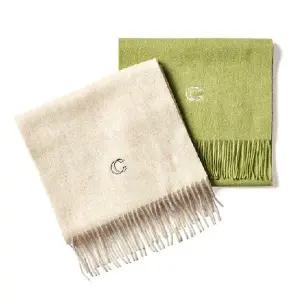 [NS홈쇼핑](강)카르페디엠]퓨어울 100% 로고 자수 머플러(MF038)[35591658]