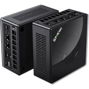 GMKtec 게이밍 미니 PC K8 플러스 AMD Ryzen 7 8845HS 8C 16T 최대 5.1GHz 64GB DDR5 RAM 1TB SSD 데스크톱 컴퓨터 듀얼 NIC 2.5G HDMI 2.1 USB4