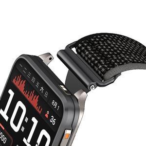 가민 베뉴 X1 시계용 나일론 아웃도어 스포츠 밴드, 메탈 링 스포츠 통기성 내구성 스트랩