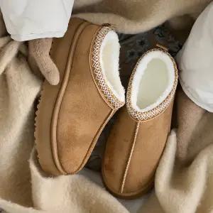 밀빈 통굽 털 뮬 슬리퍼 4.5cm