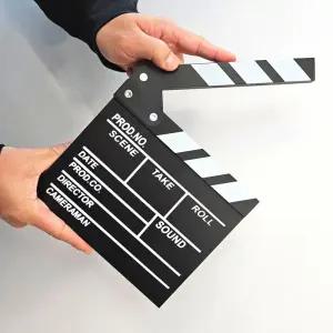 영화 동아리 클래퍼 슬레이트보드/무비/슬레이트/슬레이트판/연극/편집/편집점/촬영/소품/촬영장/방송/무비
