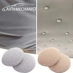 자동차고정핀 도어핀 AUTOMECHANIST 40개 자동차 지붕 버클 헤드 라이너 천장 천 고정 나사 케어 패브릭 리
