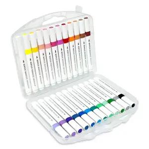 (24색) 문교 아크릴 마카 불투명/캘리그라피/싸인펜/붓펜/마커/드로잉/패브릭/마킹/수성/우드/키즈/채색