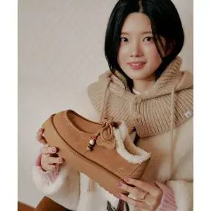 마크 모크 MAC MOC 털부츠 패딩 겨울 방한화 앵클 부츠 [이제연 PICK]Doongsil 둥실 구슬 하트 참 방한 통