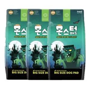 국내생산 푸르미 몬스터 강아지 배변패드 50개입 3팩 가성비패드