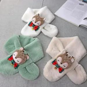 아동목도리 꽃사슴퍼 고리형 쁘띠 머플러 대량 가능 유아동 잡화 아동용 겨울용