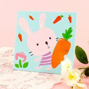 (토끼) DIY 유화그리기 보드세트 토끼 /유화DIY/유화그림/유화색칠하기/유화패키지/유화키트/힐링용유화