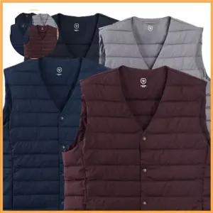 (제스트)패딩 웰론 초경량 V넥 조끼 초경량조끼 패딩조끼