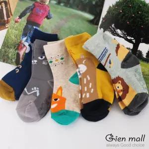 F)-유아아동양말J 애니멀(5족)세트 남아여아공용 지앤/유아/양말/어린이/주니어/아동/키즈/아기/초등학생