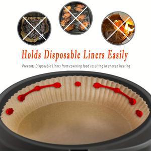 에어프라이어 종이를 고정하는 라이너로 일회용 타지 버클 방지 종이가 실리콘 않도록 6개