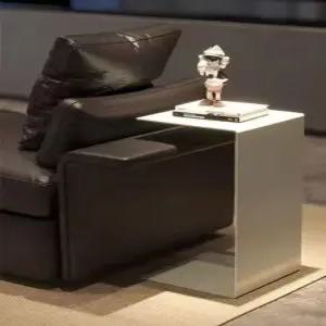 스테인레스 사이드테이블 스텐협탁 올스텐 선반 심플 보조 테이블 협탁 철제 탁자 스텐인테리어