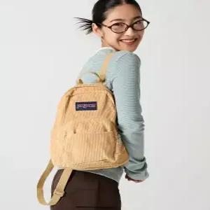 잔스포츠 JANSPORT 하프파인트 코듀로이 미니백팩 CURRY CORDUROY