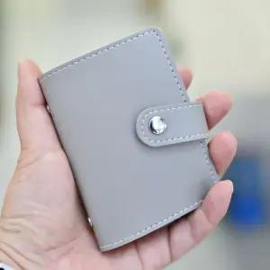 가죽 포토카드 카드 자격증 수첩 지갑 그레이 26장입 자격증수첩