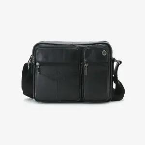 남성 중년 직장인 소가죽 크로스백 DA-BA-AV1013-블랙