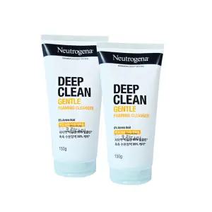 뉴트로지나 딥클린 젠틀 포밍 클렌저 150g x2개