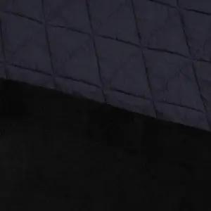 유명한원단 밍크퍼원단 퀼팅원단 본딩 다이마루 네이비