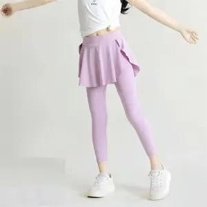 피겨 연습복 훈련복 퍼플 스케이트옷 재킷 여성용 치마레깅스 하얀색 스케이트복 엉덩이보호 사