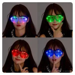 LED셔터쉐이드안경 셔터쉐이드/LED안경/셔터쉐이드/파티소품/빛나는안경/파티안경/생일안경/이벤트안경
