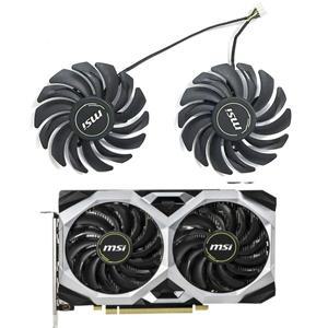 MSI 지포스 GTX 1660 슈퍼 벤투스 XS OC 냉각용 GPU 선풍기 PLD092110S12HH 4 핀 12V 0.4A 87mm