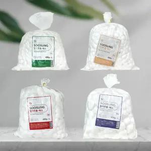 수성 탈지면롤 에스 볼형 1호 2호 3호 5호 450g 코튼볼 슬라이스볼 소독솜 병원 약국