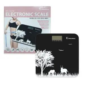 고품질 스마트 디지털 체중계 전자식 블랙 전자식 (WFFW51Z)